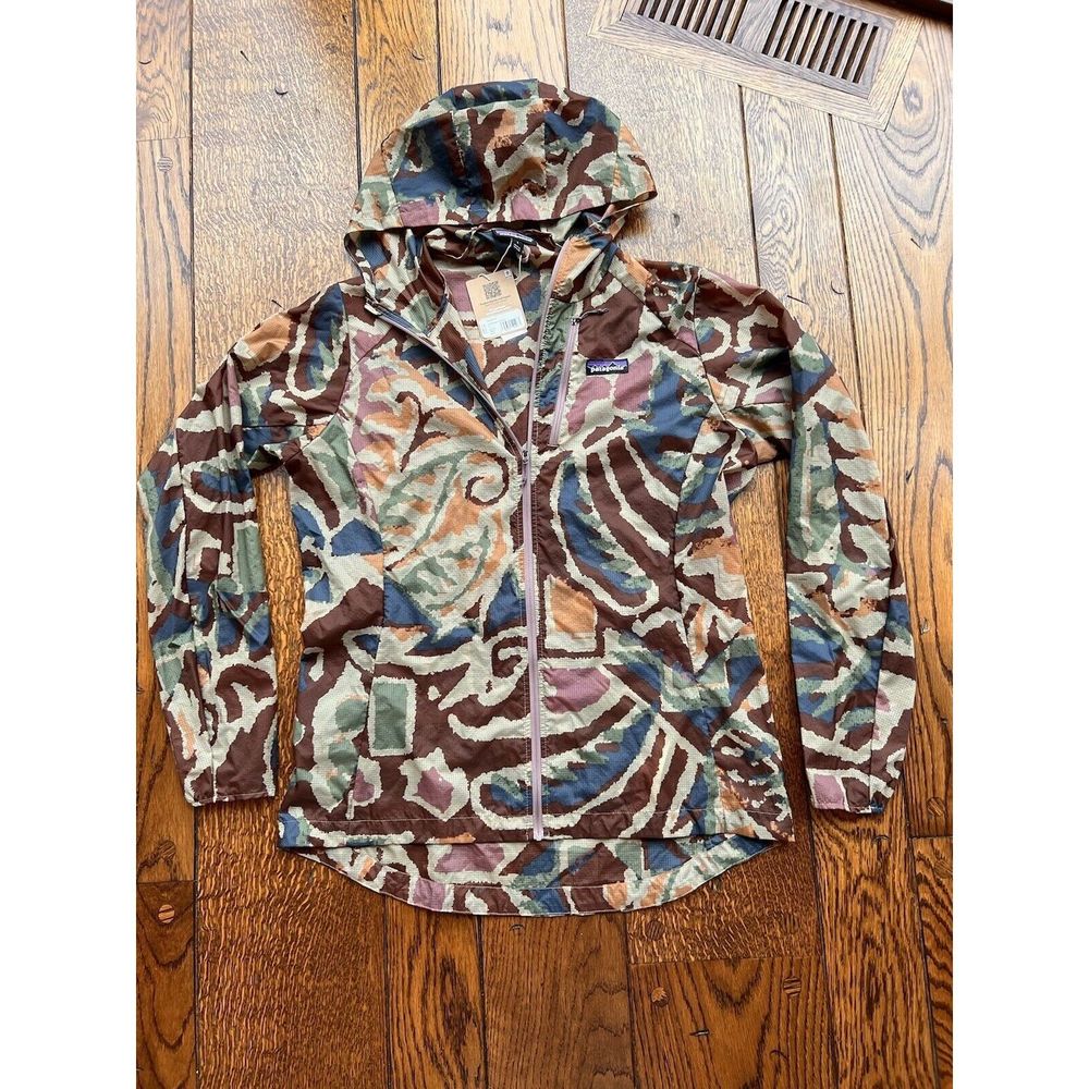 New Patagonia Houdini Windbreaker Running Jacket L Thriving Planet : Cone Brown